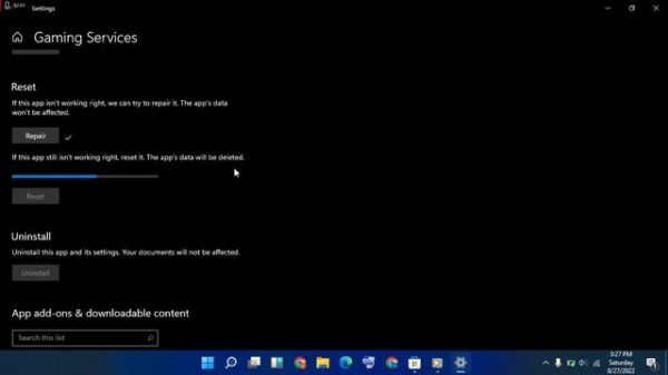Fix Gaming services not installing in windows 11