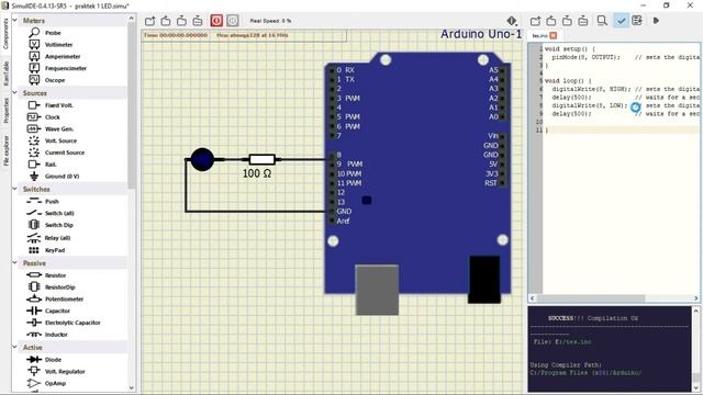 Belajar Arduino 10 Menit dijamin Bisa (Install simulide dan program LED) Bagian 1 смотреть онлайн