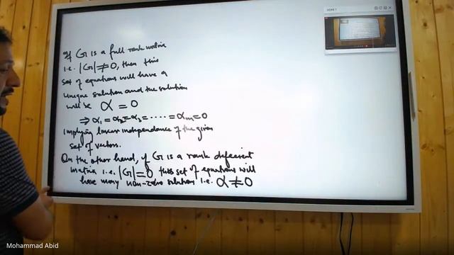 Live Session 21: Gramian Matrix смотреть онлайн