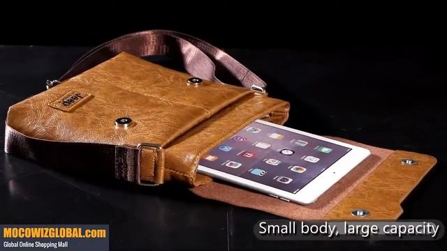 JEEP BULUO JB019 Man Leather Messenger Shoulder Bag смотреть онлайн