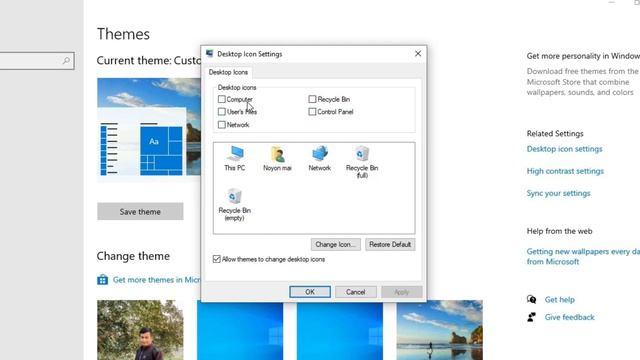 How To Show Icon On Desktop in windows 10 Bangla. Fix Windows 10 Desktop Icon Missing. смотреть онлайн