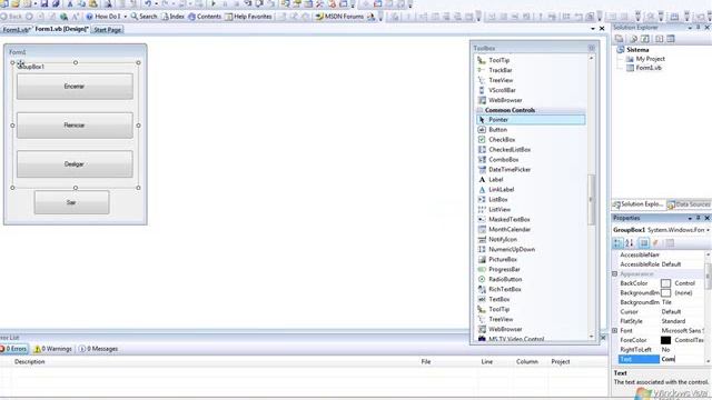 Criando um Sistema no Visual Basic 2008 смотреть онлайн
