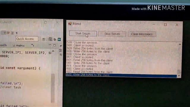 STM32 HAL + W5100 TCP CLIENT TESTING смотреть онлайн