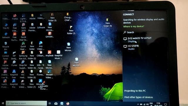 Wireless Display Windows 10 Laptop On LG Smart Tv смотреть онлайн