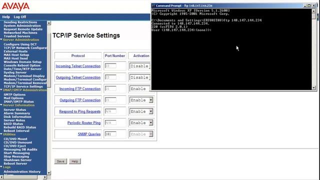 How to Enable FTP Server on Avaya Message Storage Server смотреть онлайн