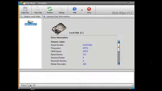 Disk Wipe v.1.7_portable-ENG смотреть онлайн