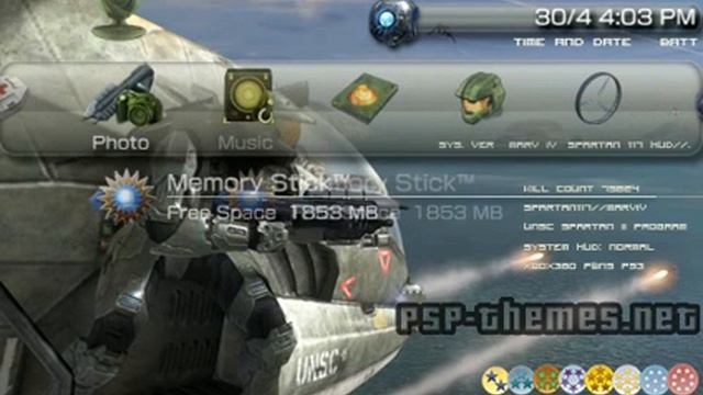 PSP Theme Halo 3_7 PSP-Themes.NET смотреть онлайн