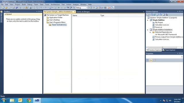 Tenet Technetronics: Make a setup file in Visual Studio 2010 смотреть онлайн