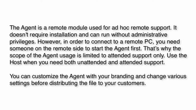 Using the Remote Agent Module for Remote Support смотреть онлайн