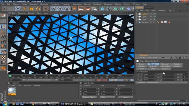 Global Illumination/Abstract Sphere Tutorial Cinema 4D смотреть онлайн