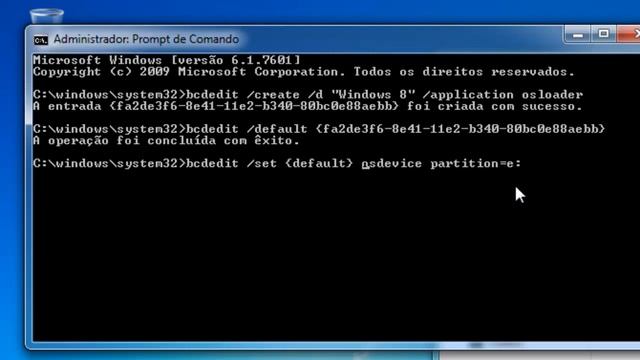 CDH Educopa colocar Windows 8 devolta no boot bcdedit смотреть онлайн