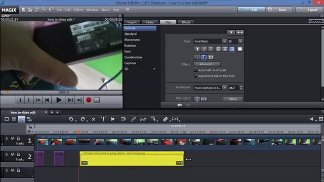 Easy : HOW TO MAKE A DECENT VIDEO with MAGIX MOVIE EDIT PRO 2013 (14) LINK смотреть онлайн