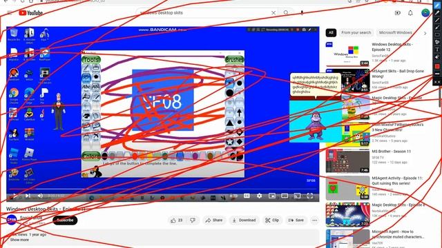 Windows Desktop Skits Episode 2: Barney Error Maker Returns! смотреть онлайн