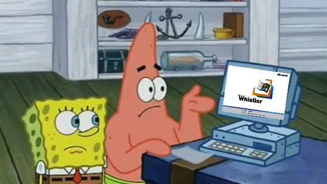 Patrick hates Windows Whistler Build 2257 смотреть онлайн