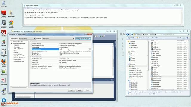 Building 64-bit Maya 2012 plugins with Visual Studio 2010 Express смотреть онлайн