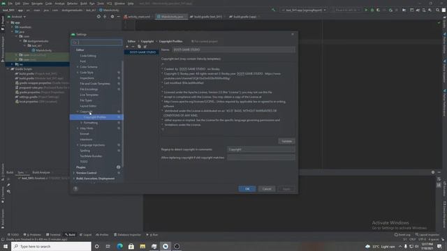 Add Copyright Profile automatically in your Android Studio 4.2 Project | Copyright kaise add kare смотреть онлайн