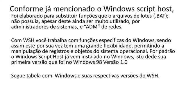 Curso básico de vbScript aula 2 conceitos básicos de vbscript. смотреть онлайн