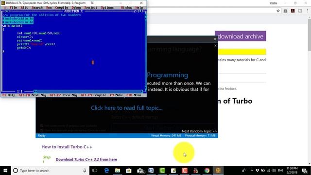 how to write a program in c to find out the sum of two numbers in hindi/urdu part-8 смотреть онлайн