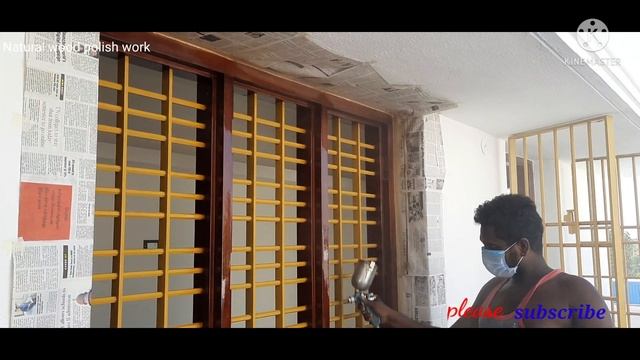 MRF Matt Finish | Window Frame | Walnut Colour | Spray Work смотреть онлайн