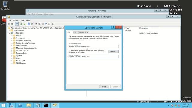FSMO Roles Transfer #activedirectory #windows #servers смотреть онлайн