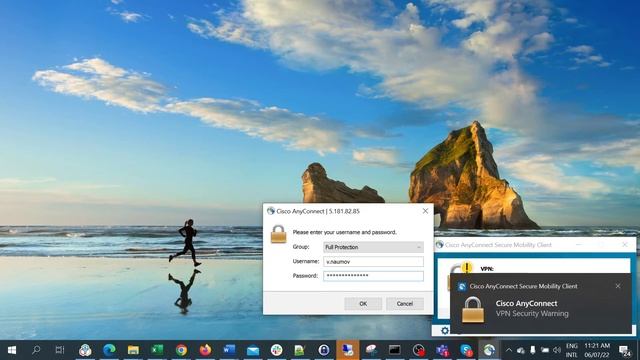 Installing Cisco AnyConnect and logging to it & Uninstalling смотреть онлайн