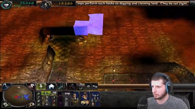 Dungeon Keeper 2 Multiplayer: Pinkie vs. Biervampir on Bottleneck | My First Match! смотреть онлайн