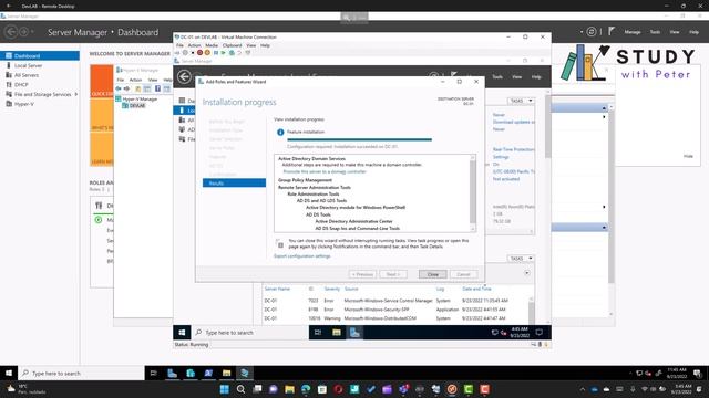 How to Deploy your First Domain Controller on Azure Nested Virtualization #studywithpeter смотреть онлайн
