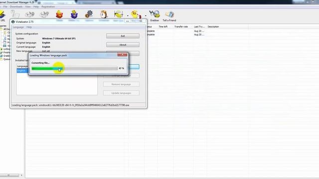 شرح تغيير لغة وندوز 7 Change language windows 7 смотреть онлайн