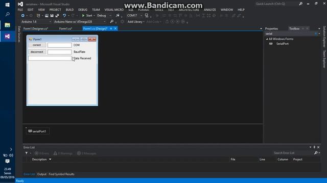 Visual Studio c# : Serial Port with Arduino part1 #2 смотреть онлайн