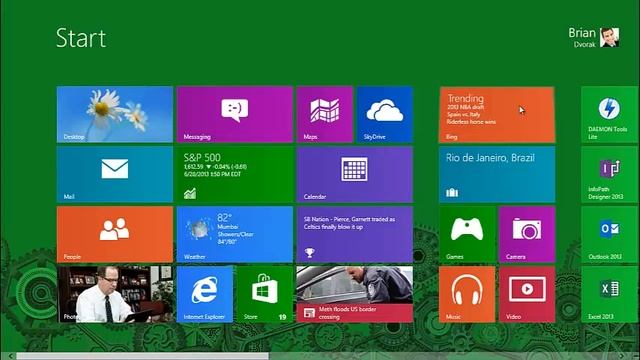 Windows 8 Tutorial 1 - Start Screen смотреть онлайн