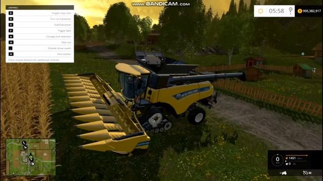 Farming simulator 15 - Gameplay Pc #1: Harvesting corn смотреть онлайн