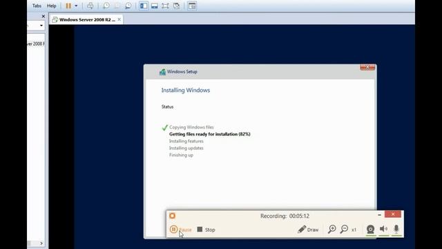 Windows Server 2016 installation on HP Server смотреть онлайн