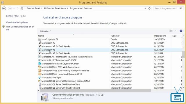 Complete Uninstall of Mastercam X8- Cimquest Two Minute Tuesday смотреть онлайн