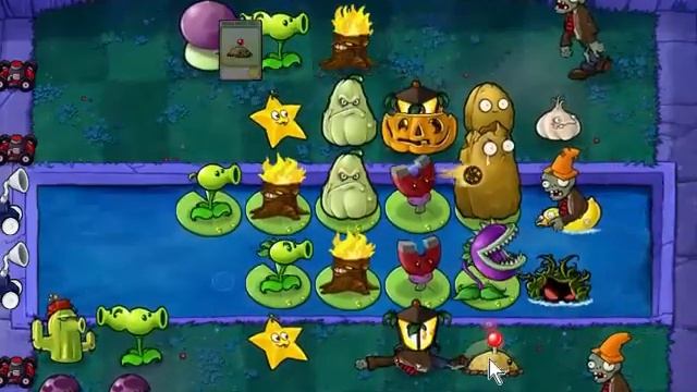 Plant vs Zombies 1, Mini Game, It's Raining Seeds. On Windows 10 смотреть онлайн