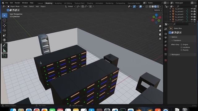 Modelo 3D Datacenter Tier 1 смотреть онлайн