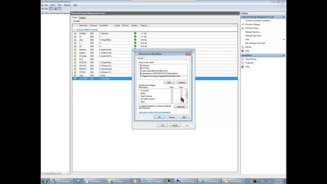 Windows Server Share and Storage Manager смотреть онлайн