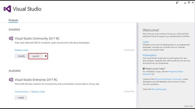 How to Install Visual Studio 2017 RC смотреть онлайн