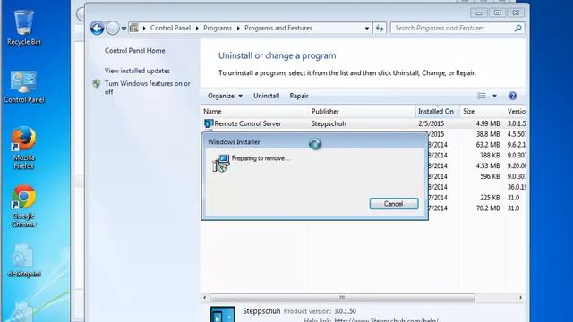 Uninstall Remote Control Server 3.0.1.50 смотреть онлайн