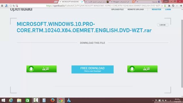 تحميل الأصدار النهائي Windows 10 رقم البنية 10240 باللغتين العربية والانجليزية| الحلقة 769 смотреть онлайн