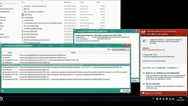 Interception des cryptomalwares avec Kaspersky Endpoint Security for Windows смотреть онлайн