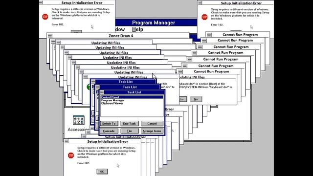 Windows 3.1 Crazy Error смотреть онлайн