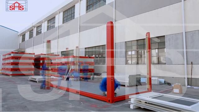Assembly Flat Pack Office Container Cabin смотреть онлайн