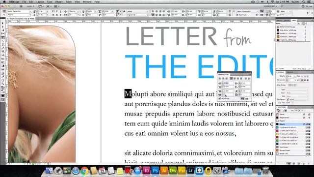 How to add Drop Cap in Adobe InDesign смотреть онлайн