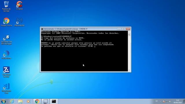 CHKDSK/F