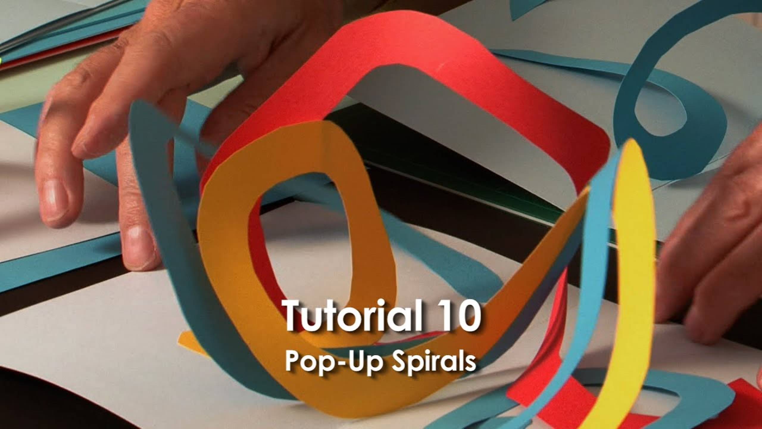 Pop-Up Tutorial 10 - Pop-Up Spirals смотреть онлайн
