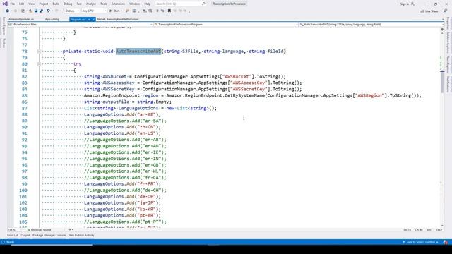 AWS Transcribe Programmatically using C# - Windows Console Application смотреть онлайн