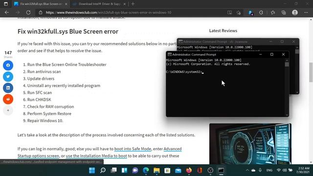 Fix win32kfull.sys Blue Screen error on Windows смотреть онлайн