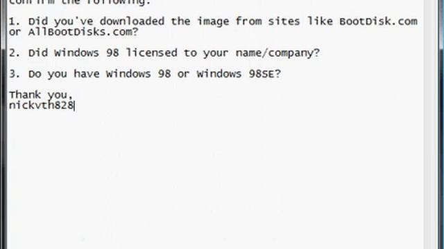 Re: how do i install windows 98 from an iso image on virtual pc смотреть онлайн