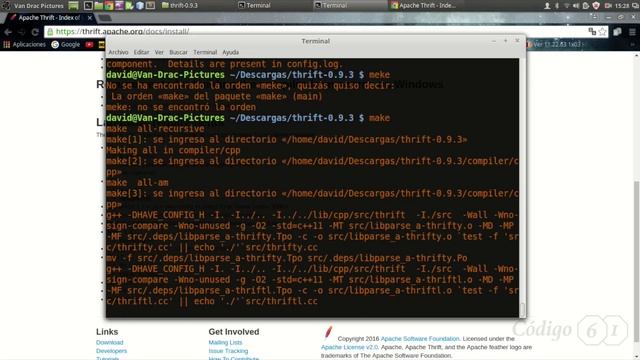 Como Instalar Apache thrift | Instalar Apache thrift en Linux смотреть онлайн