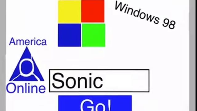AOL Windows 98 Internet - Sonic's Experience 2.0 смотреть онлайн